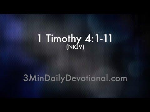 1 Timothy 4:1-11 (3minDailyDevotional) (#156)