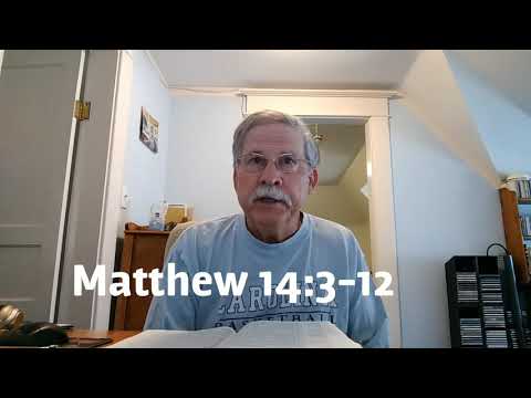 Matthew 14:3-11, a brief thought