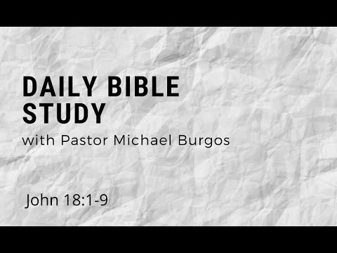 Daily Bible Study: John 18:1-9