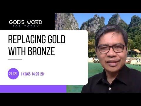 21.121 | Replacing Gold With Bronze | 1 Kings 14:25-28 | God's Word For Today w Pastor Nazario Sinon