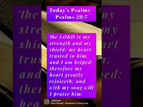 Bible Verse of The Day - Psalms 28:7 #bibleverse #short