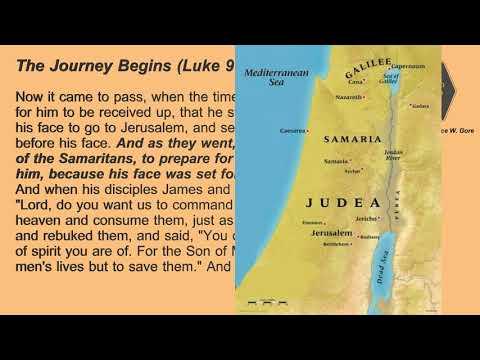 35. The Journey Begins (Luke 9:51 - 10:12)
