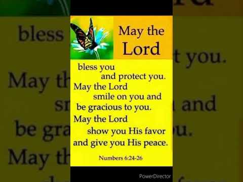 Verse of the day Numbers 6:24-26, Exodus 14:14