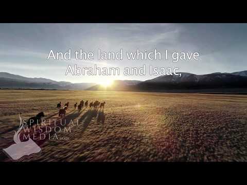 Genesis 35:12 - And the land which I gave Abraham and Isaac, to thee I will give it - Bible Verses