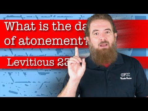 What is the day of atonement? - Leviticus 23:26-32
