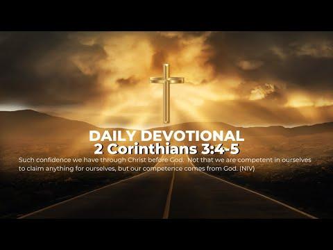 Daily Devotional 2 Corinthians 3:4-5
