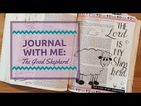 Bible Journaling: The Good Shepherd: Ezekiel 34:11