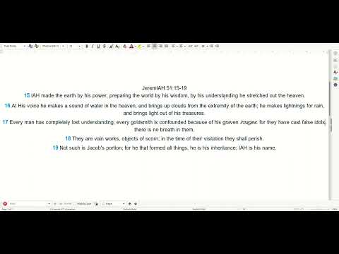 04 04 Scripture JeremIAH 51:15 19