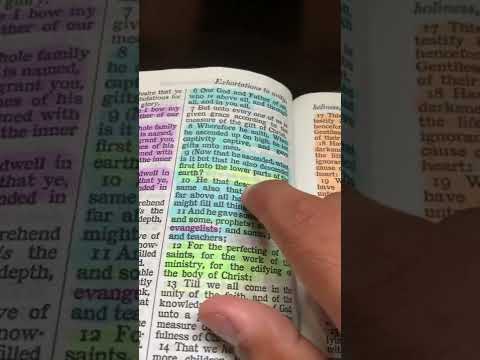 Ephesians 4:9 debunks flat earth