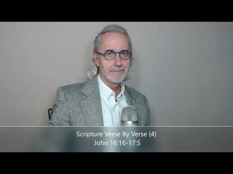 Scripture Verse By Verse (4) John 16:16-17:5