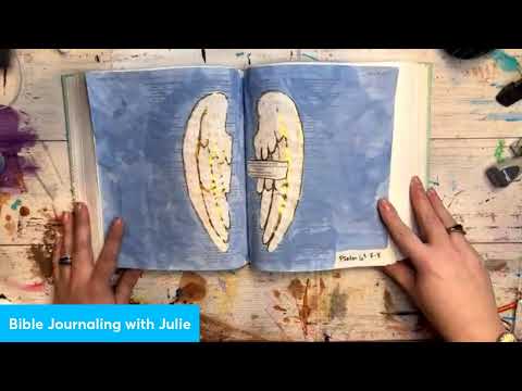 Bible Journaling Psalm 63:7-8