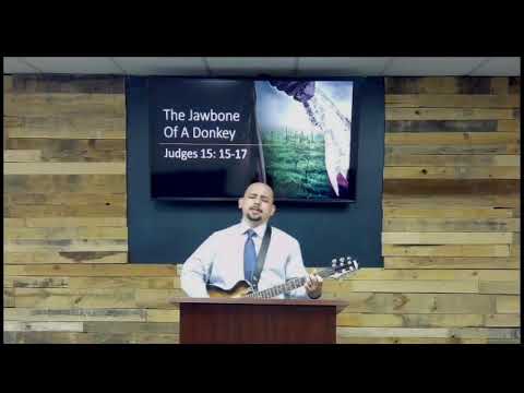 The Jawbone Of A Donkey.  Judges 15:15-17