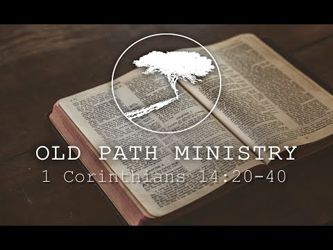 1 Corinthians 14: 20-40