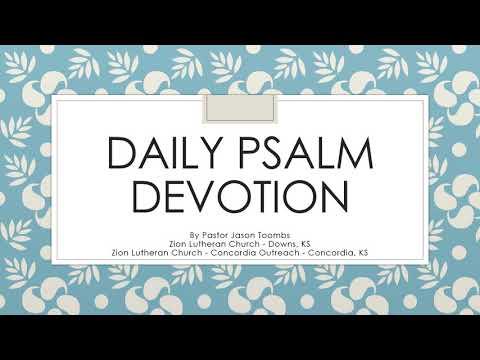 Psalm 69:19-36 Devotion