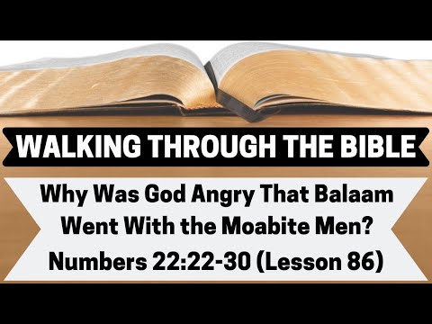Why Was God Angry That Balaam Went With the Moabite Men? [Numbers 22:22-30][Lesson 86][WTTB]