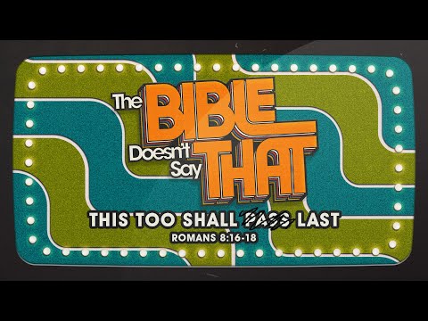LIVE Saturday 6:30 PM Service: This Too Shall Last - Romans 8:16–18 - Levi Lusko