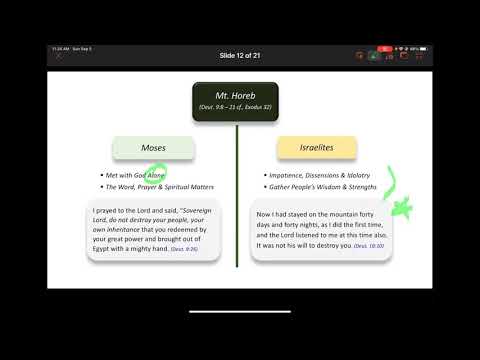 Deuteronomy 9:25 - 10:11