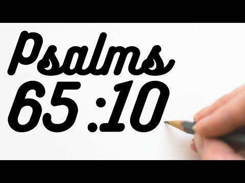 Psalms 65:10