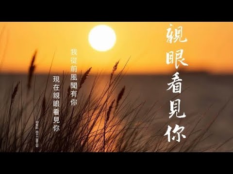 《親眼看見你》MV 原創音樂 Original Music《My eyes have seen you》約伯記42: 4-6 Job 42: 4-6