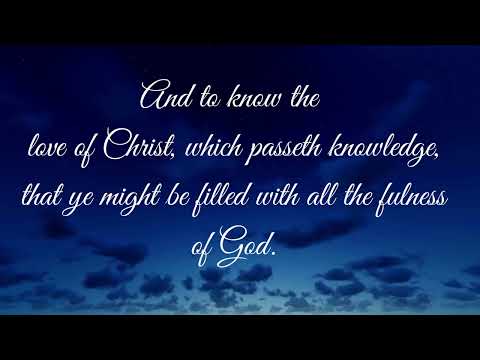 Prayers for Spiritual Strength and Wisdom - Ephesians 1:15 23; 3:14-21 and Colossians Col 1:9-12