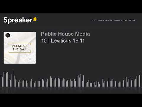 10 | Leviticus 19:11
