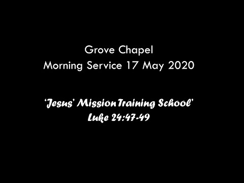 Jesus' Mission Training School (Luke 24:47-49)