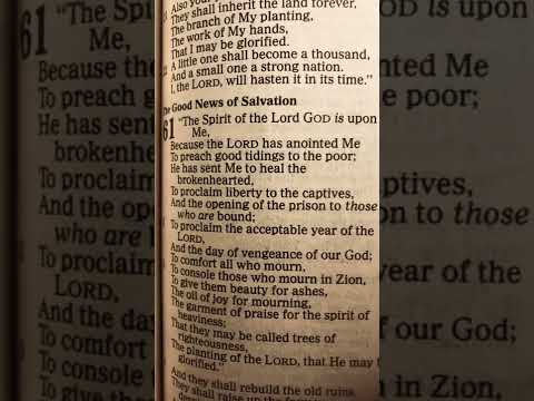 The Cure to Depression (Isaiah 61:3)