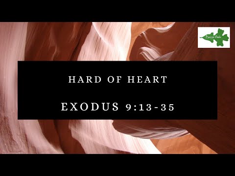 Hard of Heart - Exodus 9:13-35.
