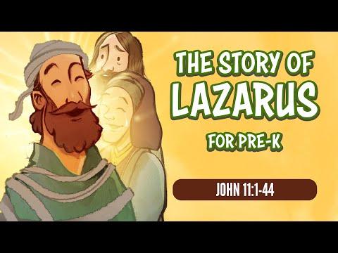 Jesus Raises Lazarus from the Dead: Preschool Bible Story - John 11:1-44 | Sharefaithkids.com