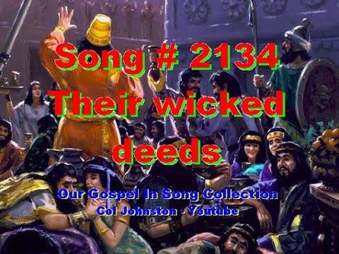 #2134- Their Wicked Deeds - (Psalm 106:26-32)