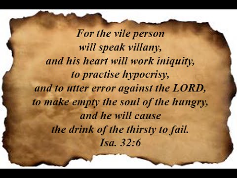 Isaiah 32:6