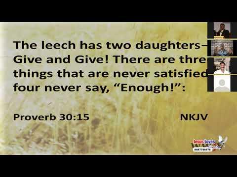 4 Things That Say It Is Not Enough - Proverbs 30 : 15 - Free Bible Study
