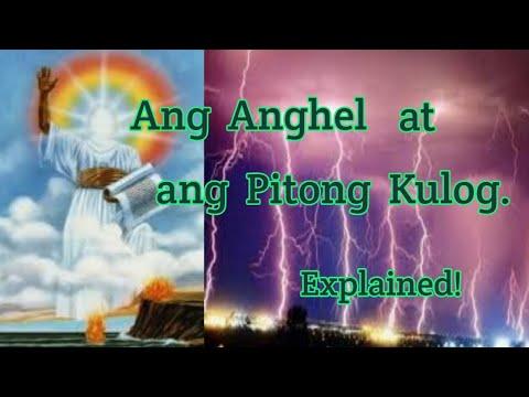 Ang Anghel at ang Pitong Kulog sa Revelation 10:1-3.
