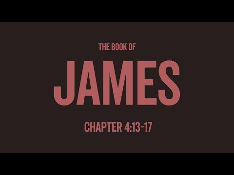 Wednesday Night with Pastor Josh Vietti - "James 4:13-17"