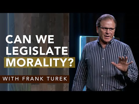 Can We Legislate Morality? | Matthew 23:23-24 | Frank Turek