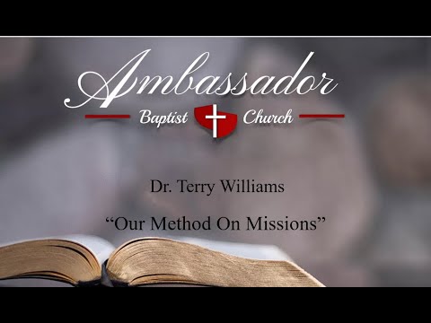 Dr. Terry Williams  PM Service  101021  2 Corinthians 8:1-8  Our Method On Missions