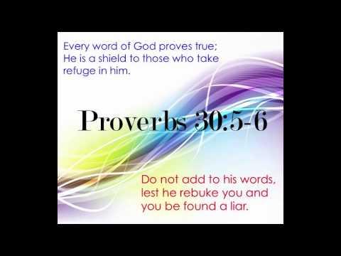Scripture Songs: Proverbs 30:5-6