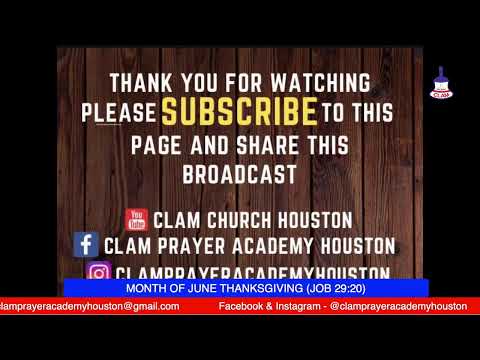 MONTH OF JUNE THANKSGIVING (JOB 29:20)