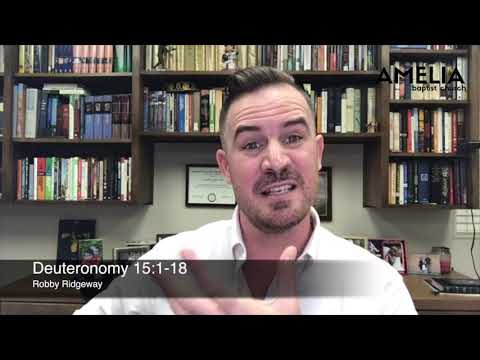 Devotional • Monday 5.17.2021 • Deuteronomy 15:1-18