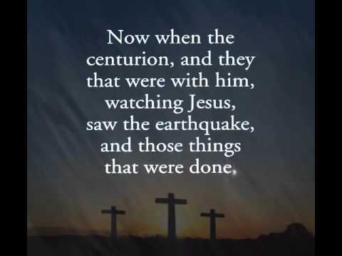 John 19:16–18 & Matthew 27:51, 54