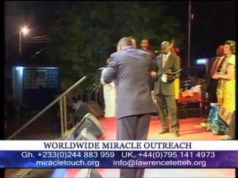 Dr Lawrence Tetteh preaches from the Bible (Acts 10:34) - Presby Nima Crusade, 2012