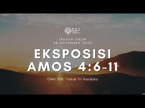 SIARAN KU 2 REC | 08 Nov 2020 | Eksposisi Amos 4:9-12 | Pdt. Yakub Tri Handoko