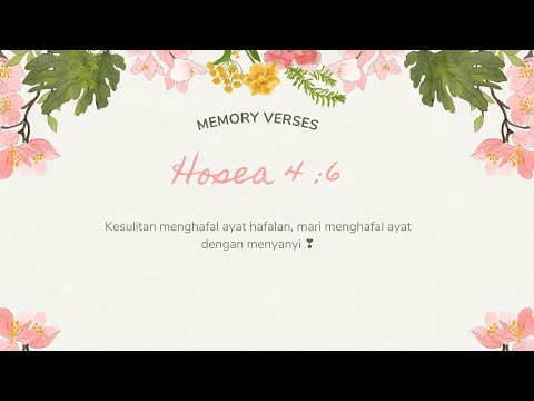 13082021 - Scripture Song : Hosea 4:6