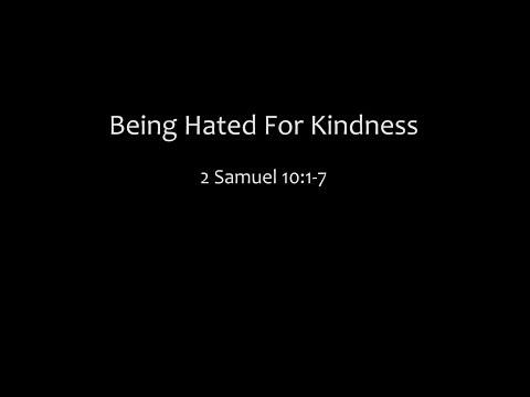 Being Hated For Kindness: 2 Samuel 9:1-13
