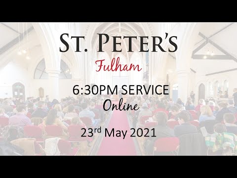6:30pm Service, 23rd May - Romans 8:12-14