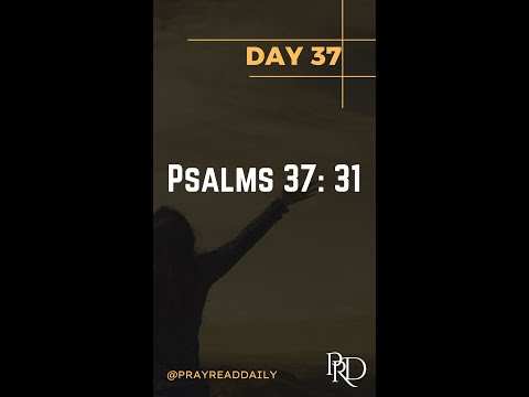 The LORD blesses the RIGHTEOUS! | Pray Read Routine | Pray Read Daily| Psalms 37:31