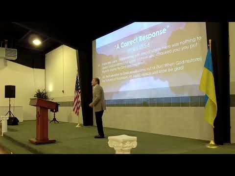 "A Correct Response" (Psalm 56:5-6) John Elleson Sunday 11AM 06/12/2022