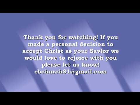 Community Baptist Church,  Lebanon, Wednesday, "The Babble of Babylon", Revelation 17:1-5, 10/24/21