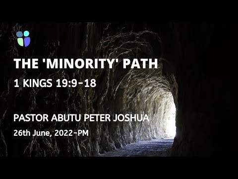 The 'Minority' Path | 1 Kings 19:9-18 | Pastor Abutu Peter Joshua