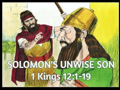 SOLOMON'S UNWISE SON | 1 Kings 12:1-19